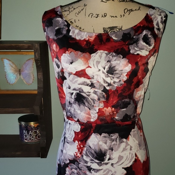 New KASPER Floral Sleeveless Sheath Dress - Picture 2 of 8